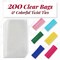 Prestee 200pk Clear Gift Bags for Favors, Cellophane Bags, 6x10 w/ 4&#x22; Twist Ties - Goodie Bags, Candy Bags, Cookie Bags for Gift Giving, Clear Treat Bags with Ties, Cellophane Treat Bags (200 Pack)